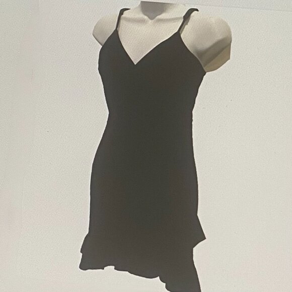 LULU'S SEALED WITH A KISS BLACK MINI DRESS - Picture 5 of 8